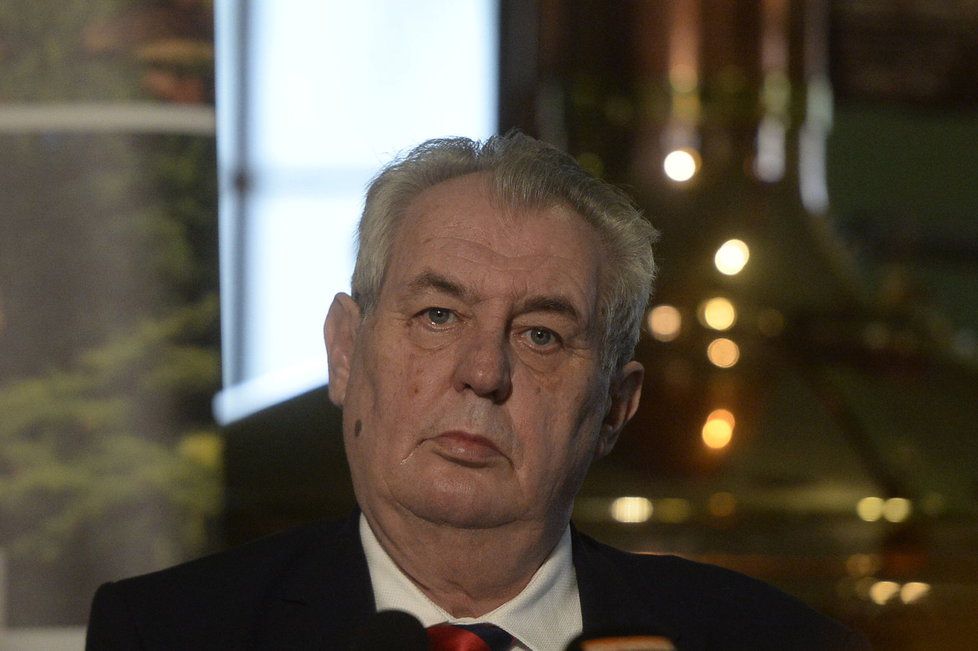 Prezident Miloš Zeman při tiskovce na závěr návštěvy Karlovarského kraje