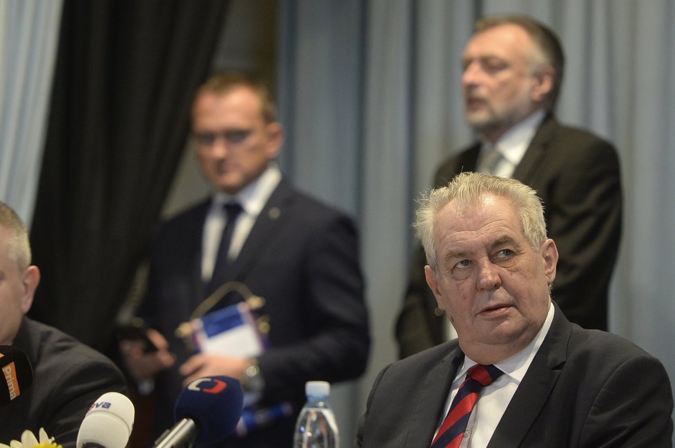 Miloš Zeman v Karlovarském kraji: Třetí den, tentokrát v Bochově