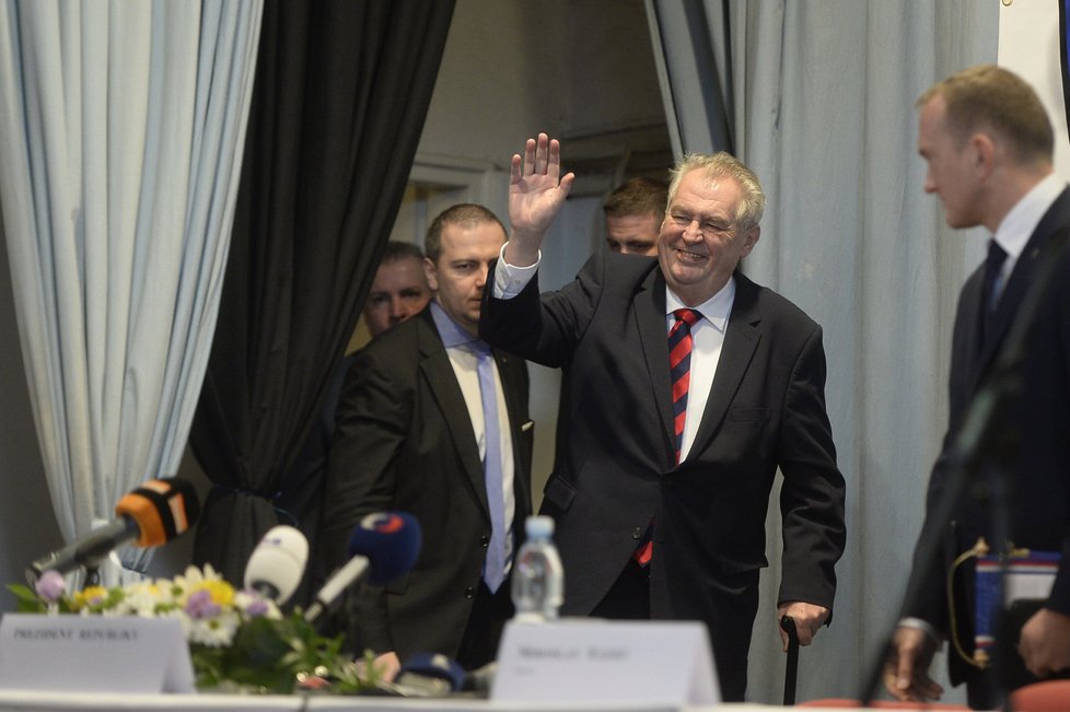 Miloš Zeman v Karlovarském kraji: Třetí den, tentokrát v Bochově