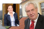 Miloš Zeman se přidal ke kritice na adresu Karolíny Peake. A nešetřil svéráznými bonmoty