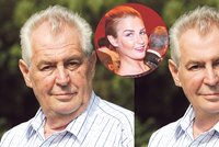 Tři brady Miloše Zemana v ohrožení: Kvůli dárku od dcery Kateřiny!