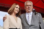 Miloš Zeman s dcerou Kateřinou