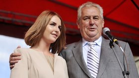 Miloš Zeman s dcerou Kateřinou