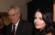 Miloš Zeman přivedl kateřinu na oslavu narozenin Jiřiny Bohdalové