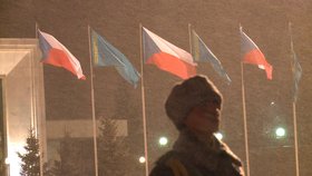 Miloš Zeman v Kazachstánu: Teplý český podzim vyměnil za sníh a mráz