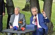 Prezident Miloš Zeman řeční na oslavě 78. narozenin bývalé hlavy státu Václava Klause (19. 6. 2019)
