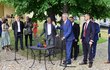 Prezident Miloš Zeman na oslavě 78. narozenin bývalé hlavy státu Václava Klause (19. 6. 2019)