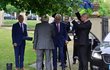 Prezident Miloš Zeman blahopřeje k 78. narozeninám exprezidentovi Václavu Klausovi (19.6.2019)