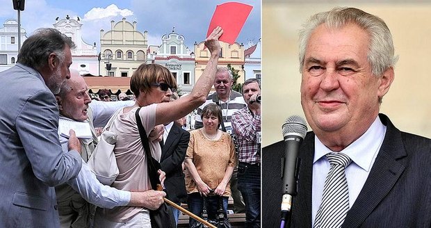 Tasila červenou kartu: Zeman o mně lhal, brání se veřejně uražená Marcela 