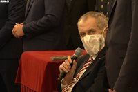 Zeman jmenoval 50 nových soudců, všichni se tísnili v jedné místnosti. A zmínil spravedlnost