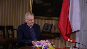 Miloš Zeman v pořadu Blesku S prezidentem v Lánech (22.8.2021)