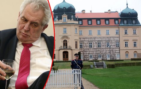 Miloš Zeman teď už víkendy tráví v Lánech.