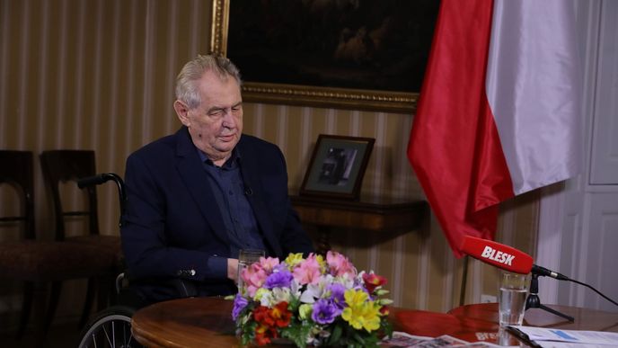 Miloš Zeman v pořadu Blesku S prezidentem v Lánech (22.8.2021)