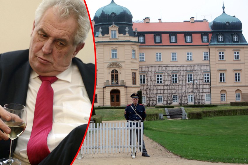 Miloš Zeman teď už víkendy tráví v Lánech.