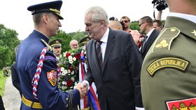 Prezident Zeman v Lidicích