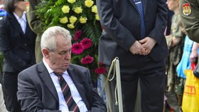 Zeman se poučil. Na pietě pil pouze vodu.