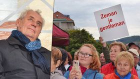 Zemanova kritika v Luhačovicích vypískali. Prezident bránil nemocného Čubu