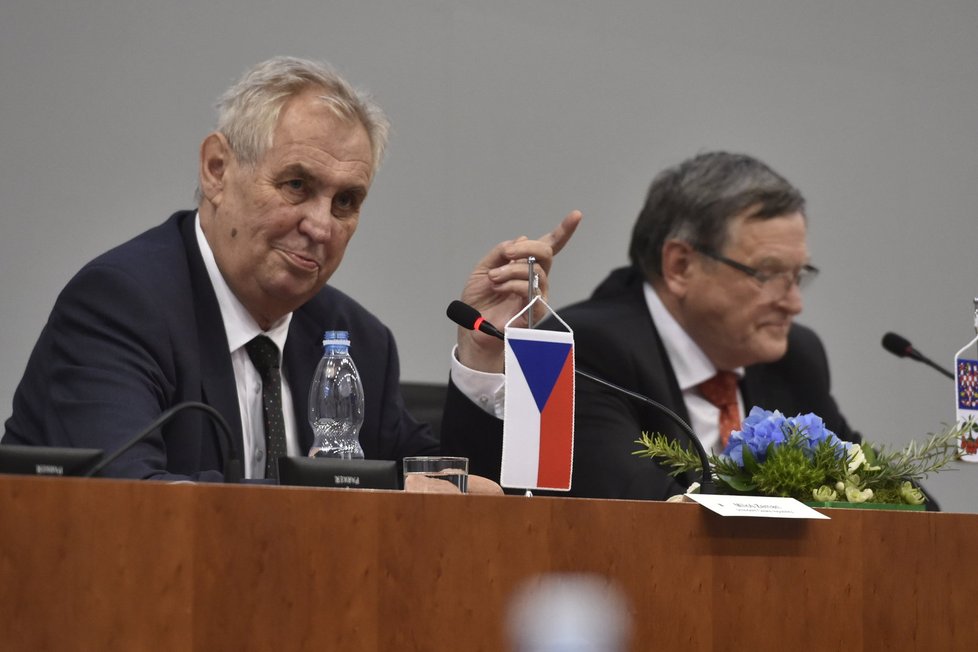 Prezident Miloš Zeman během návštěvy kraje Vysočina