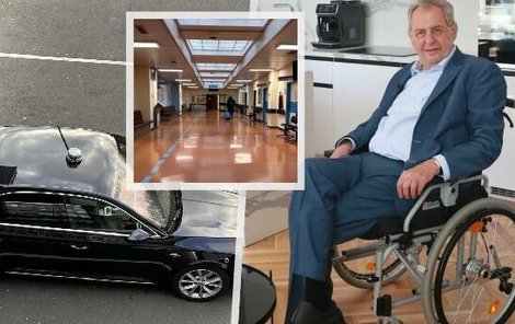Miloš Zeman byl hospitalizován a operován v Motolské nemocnici