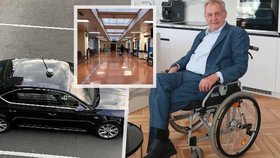 Miloš Zeman byl hospitalizován a operován v motolské nemocnici.