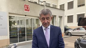 Premiér Andrej Babiš v Ústřední vojenské nemocnici.