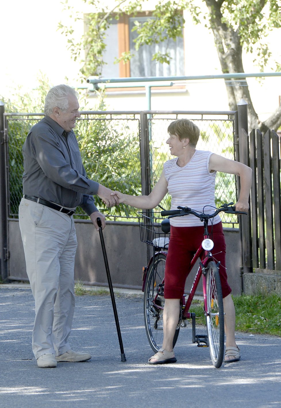 Zeman si vítal se svými fanoušky(04.07.2014)