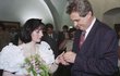 1993: Snímek: Svatba s Ivanou Bednarčíkovou