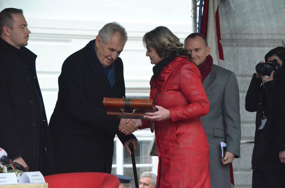 Miloš Zeman v Olomouckém kraji loni: Při návštěvě Mohelnice