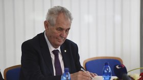 Miloš Zeman navštívil v Olomouckém kraji podnik Olma.