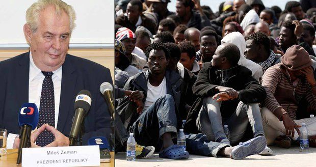 Prezident Miloš Zeman mluvil v Olomouckém kraji o migrantech. Pracovat prý nechtějí, dávky ale ano.