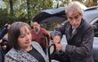 Oslava narozenin Miloše Zemana. Ivana Zemanová a David Zeman. Oslava narozenin Miloše Zemana. Ivana Zemanová a David Zeman.