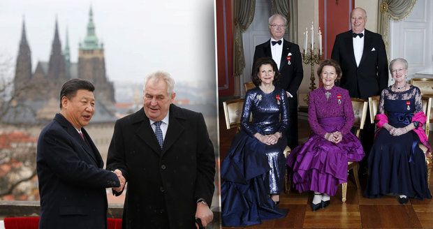 Zeman zval královské rodiny na oslavy Karla IV. Odmítli panovníci prezidenta?