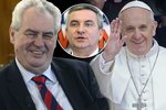 Miloš Zeman zaslal gratulaci novému papeži Františkovi a jmenoval Mynáře svým kancléřem