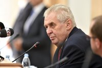 Zeman udělil třetí milost. Jde o obviněného po mozkové mrtvici