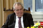 Prezident Miloš Zeman vystoupil v pořadu Partie na CNN Prima News (28. 2. 2021).