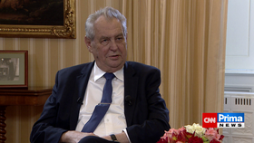 Prezident Miloš Zeman v Partii Terezie Tománkové. (27.6.2021).