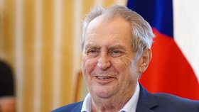 Prezident Miloš Zeman v Partii Terezie Tománkové. (3.7.2022)