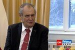 Prezident Miloš Zeman v pořadu Partie na CNN Prima News (1. 5. 2022)