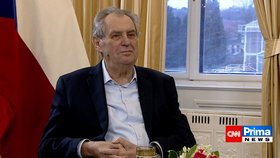 Prezident Miloš Zeman v Partii Terezie Tománkové. (6.2.2022).