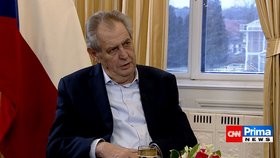 Prezident Miloš Zeman v Partii Terezie Tománkové. (6. 2. 2022).