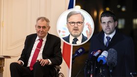 Zeman odmítl jmenovat Hladíka ministrem. Jak zareaguje preimér?