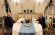 Prezident Miloš Zeman a premiér Petra Fiala na večeři v Lánech (3.2.2022)