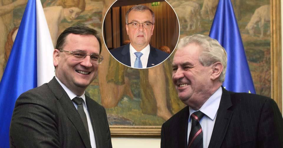 Prezident Zeman a expremiér Nečas si notovali na účet Miroslava Kalouska.