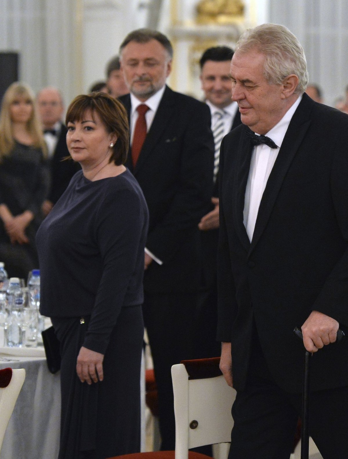 Miloš Zeman s manželkou.