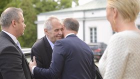 Miloš Zeman na státní návštěvě Polska: Přivítání s prezidentem Dudou