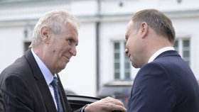 Miloš Zeman na státní návštěvě Polska (9. 5. 2018)