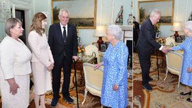 Zeman se setkal s britskou královnou.