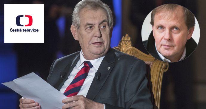 Miloš Zeman se opět opřel do České televize, její ředitel Dvořák se brání