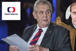 Miloš Zeman se opět opřel do České televize, její ředitel Dvořák se brání.