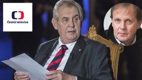 Miloš Zeman se opět opřel do České televize, její ředitel Dvořák se brání